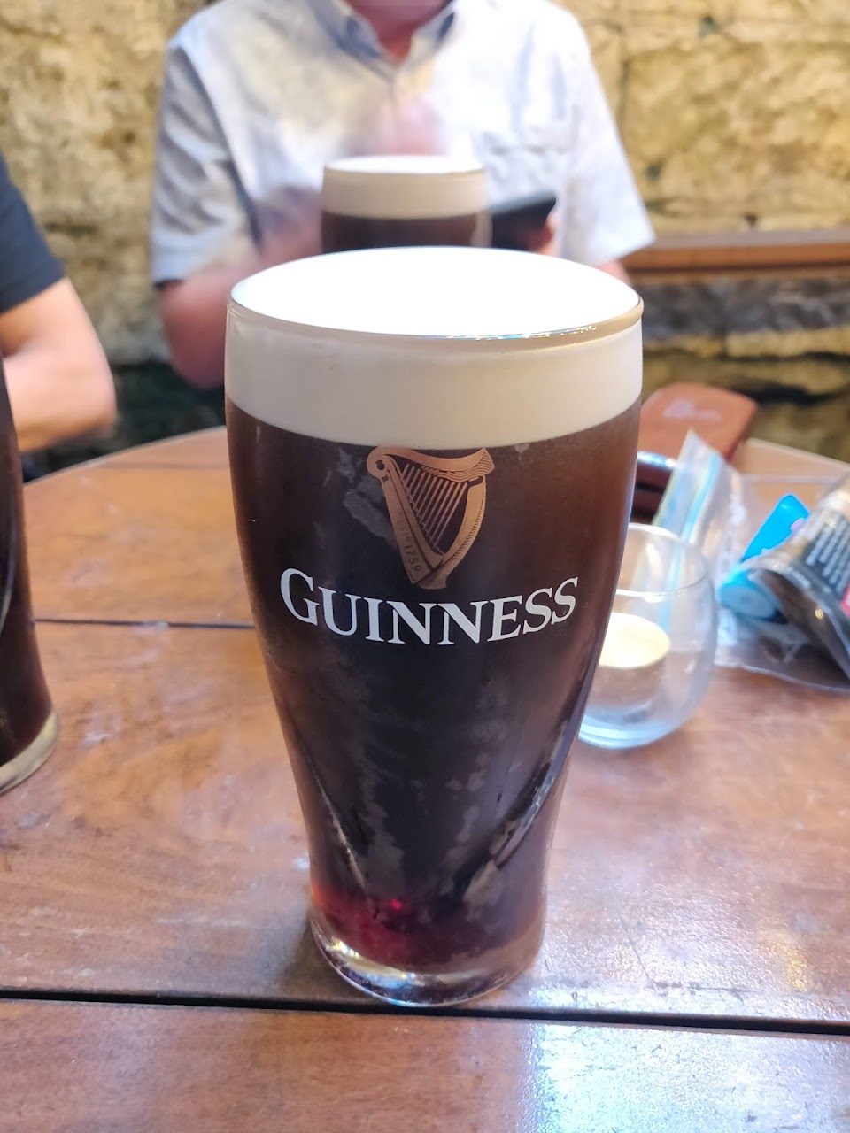 A pint of Guinness served at The Doss House